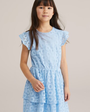 WE Fashion Dress in Blue: front