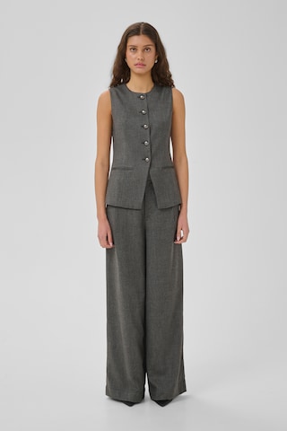 My Essential Wardrobe Wide leg Pants 'Dina' in Grey