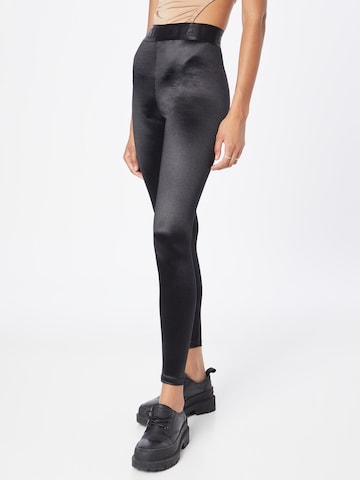 River Island Skinny Leggings - fekete: elől