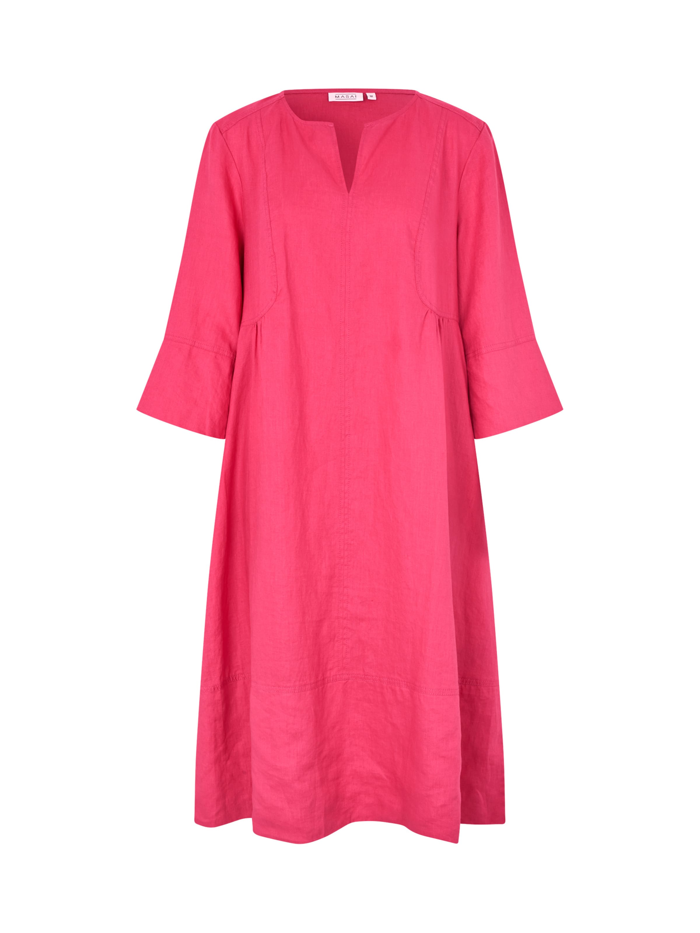 Robe d’été Masai en rose : devant