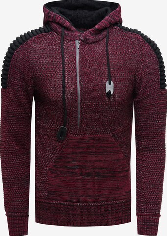 Rusty Neal Sweater 'Knitwear' in Red: front