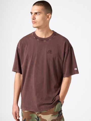 Champion Authentic Athletic Apparel Póló - barna: elől