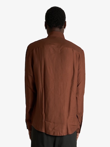 PATRIZIA PEPE Comfort fit Overhemd in Bruin