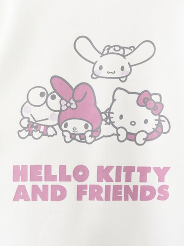 MANGO KIDS Sweatshirt 'HKHEART' in Weiß