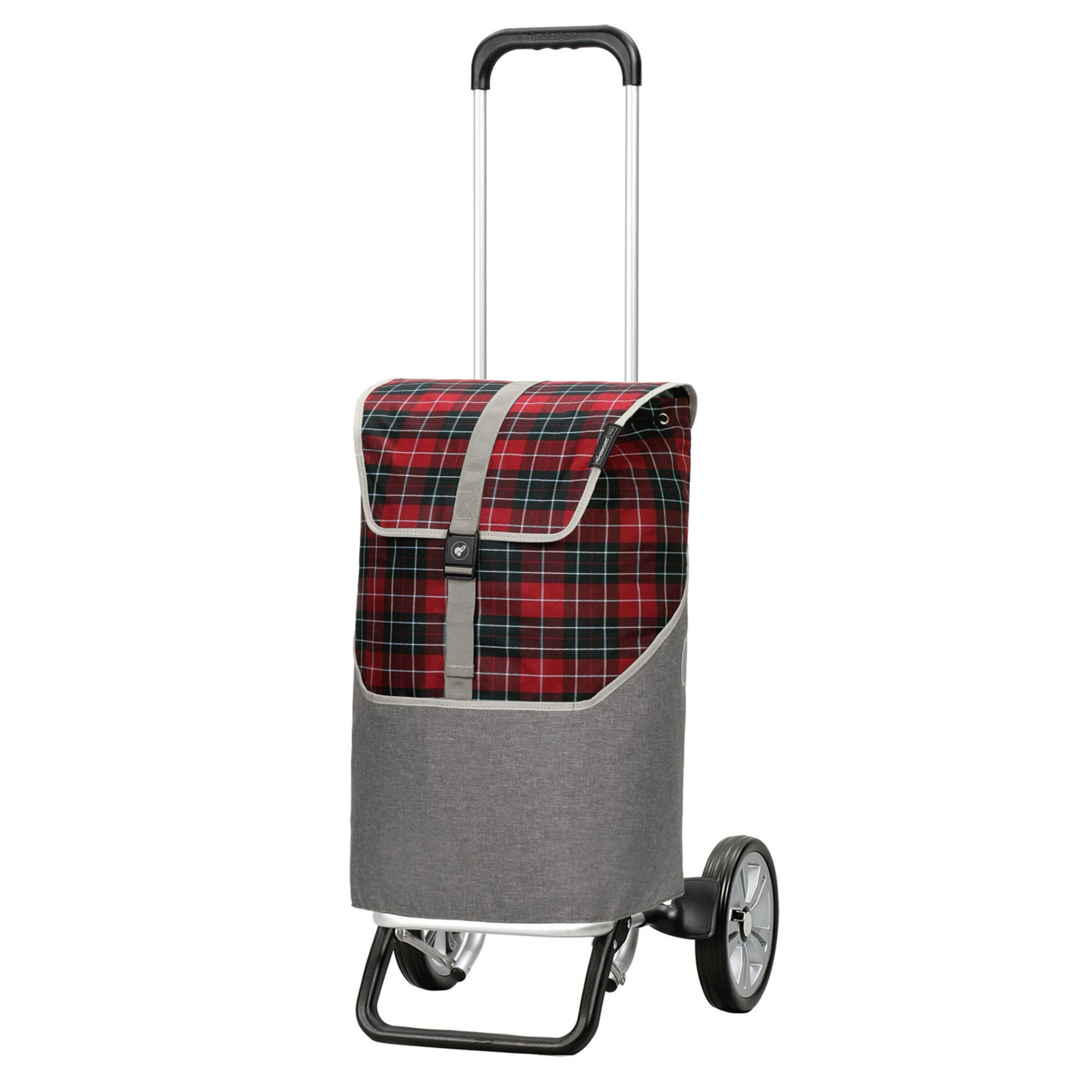 Andersen Shopper Trolley 'Gese' in Rood: voorkant