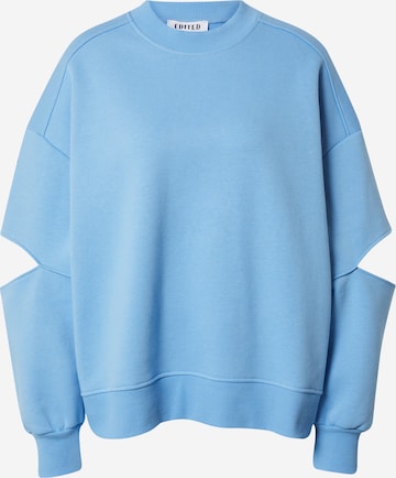 EDITED Sweatshirt 'Isabella' in Blau: predná strana