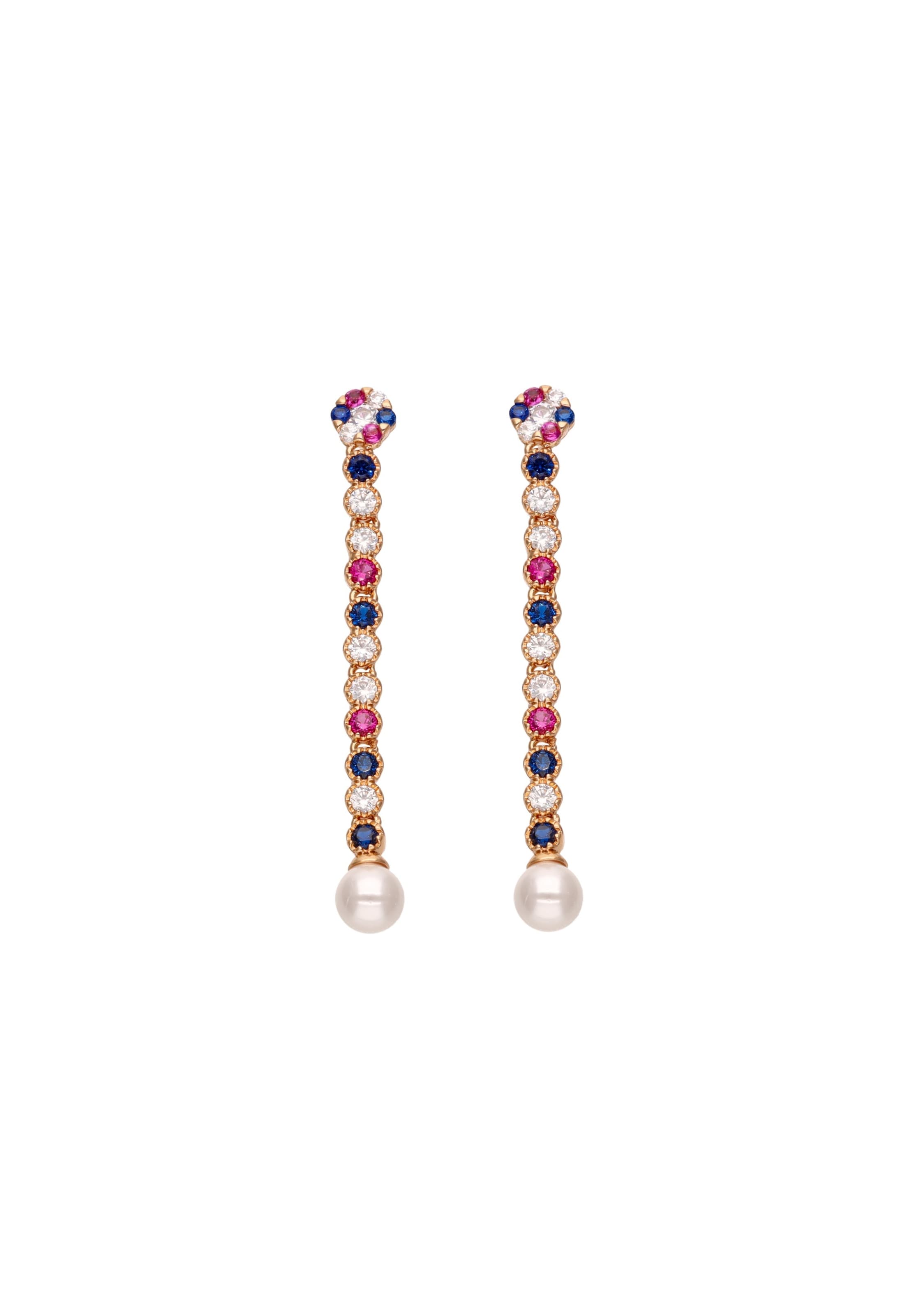 Gaya - Pendientes en oro: frente