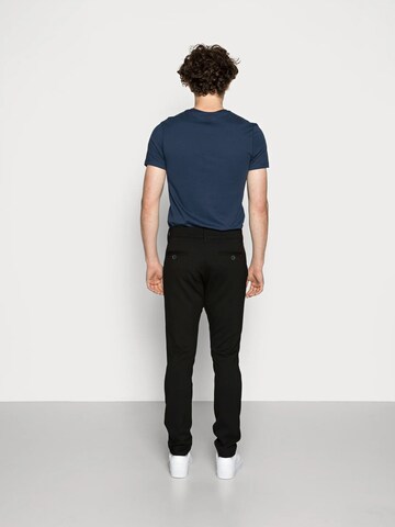 Denim Project Regular Trouser ' Ponte ' in Schwarz