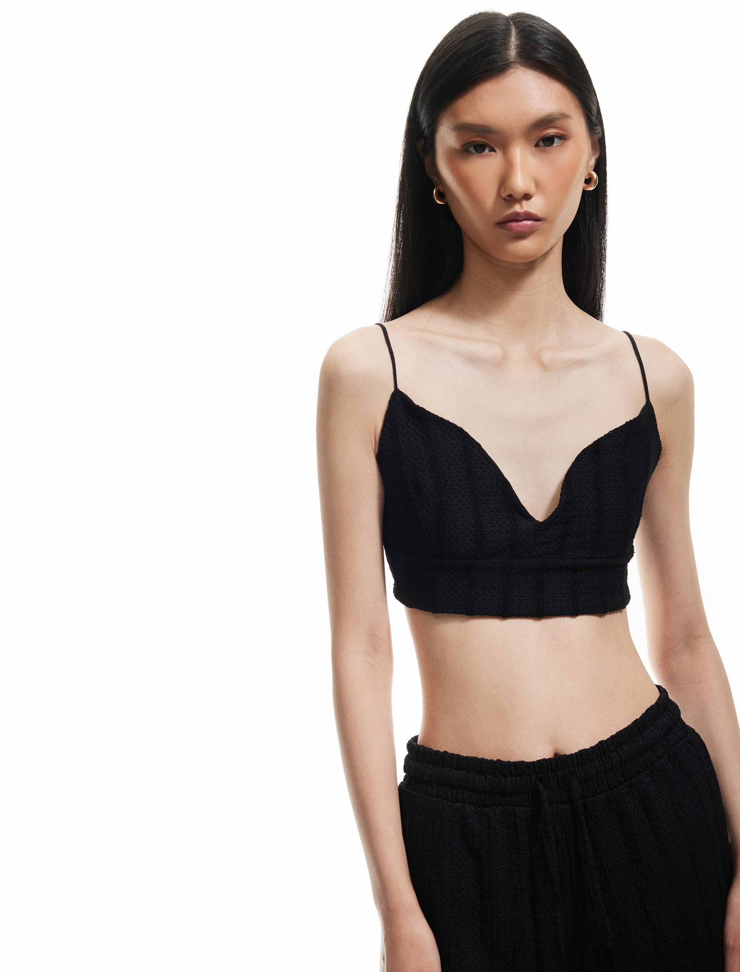 Koton Top in Black: front