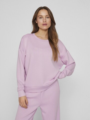 VILA Sweatshirt in Purple: front