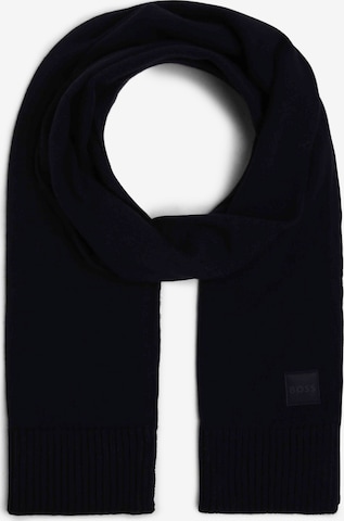 BOSS Black Scarf ' Akaio ' in Blue: front