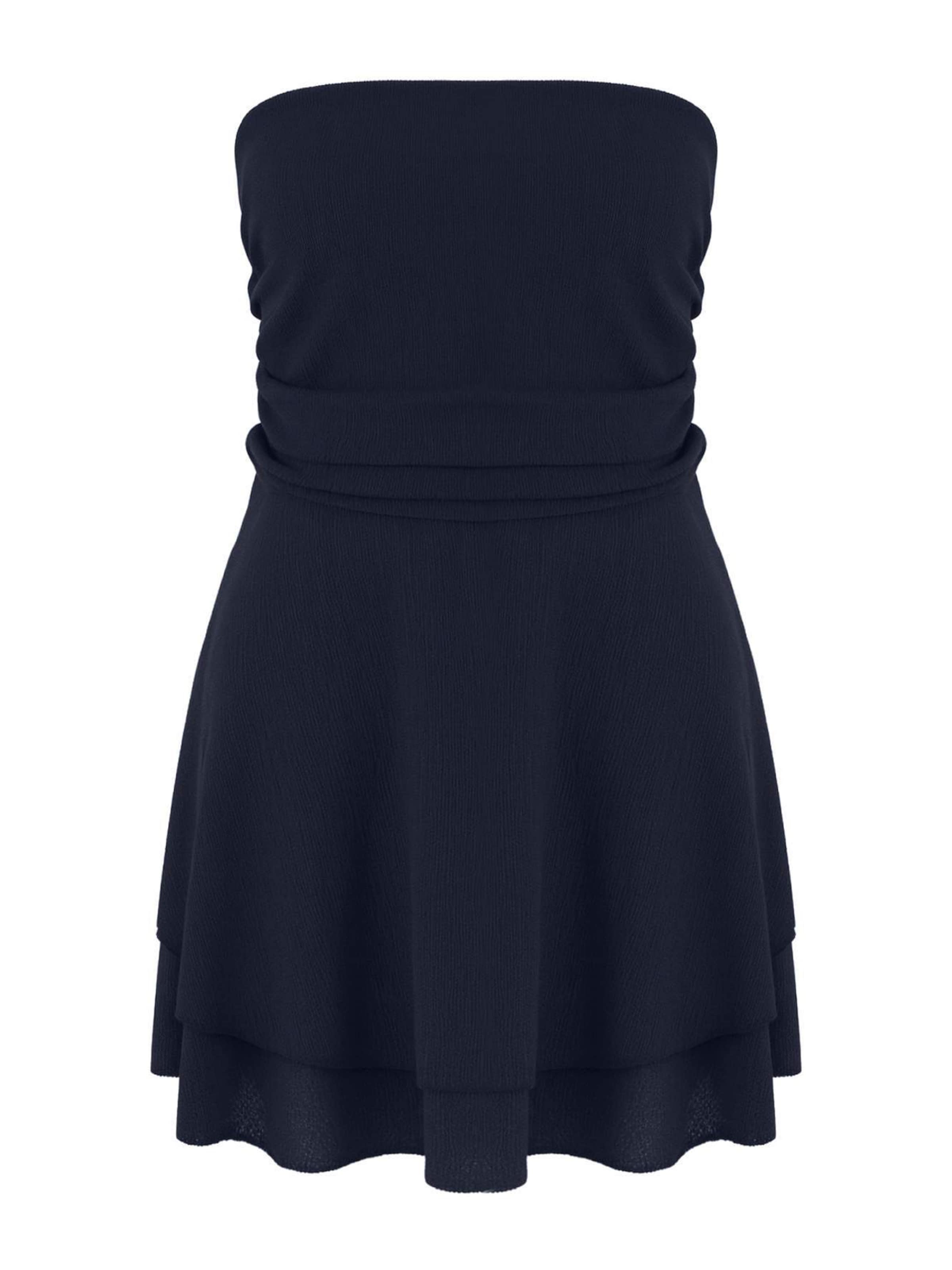 Trendyol Curve Φόρεμα κοκτέιλ σε μπλε: μπροστά