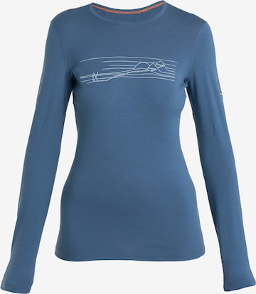 ICEBREAKER Performance Shirt 'Oasis' in Blue: front