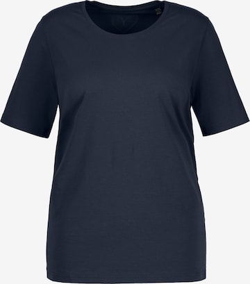 Ulla Popken Shirt in Blauw: voorkant