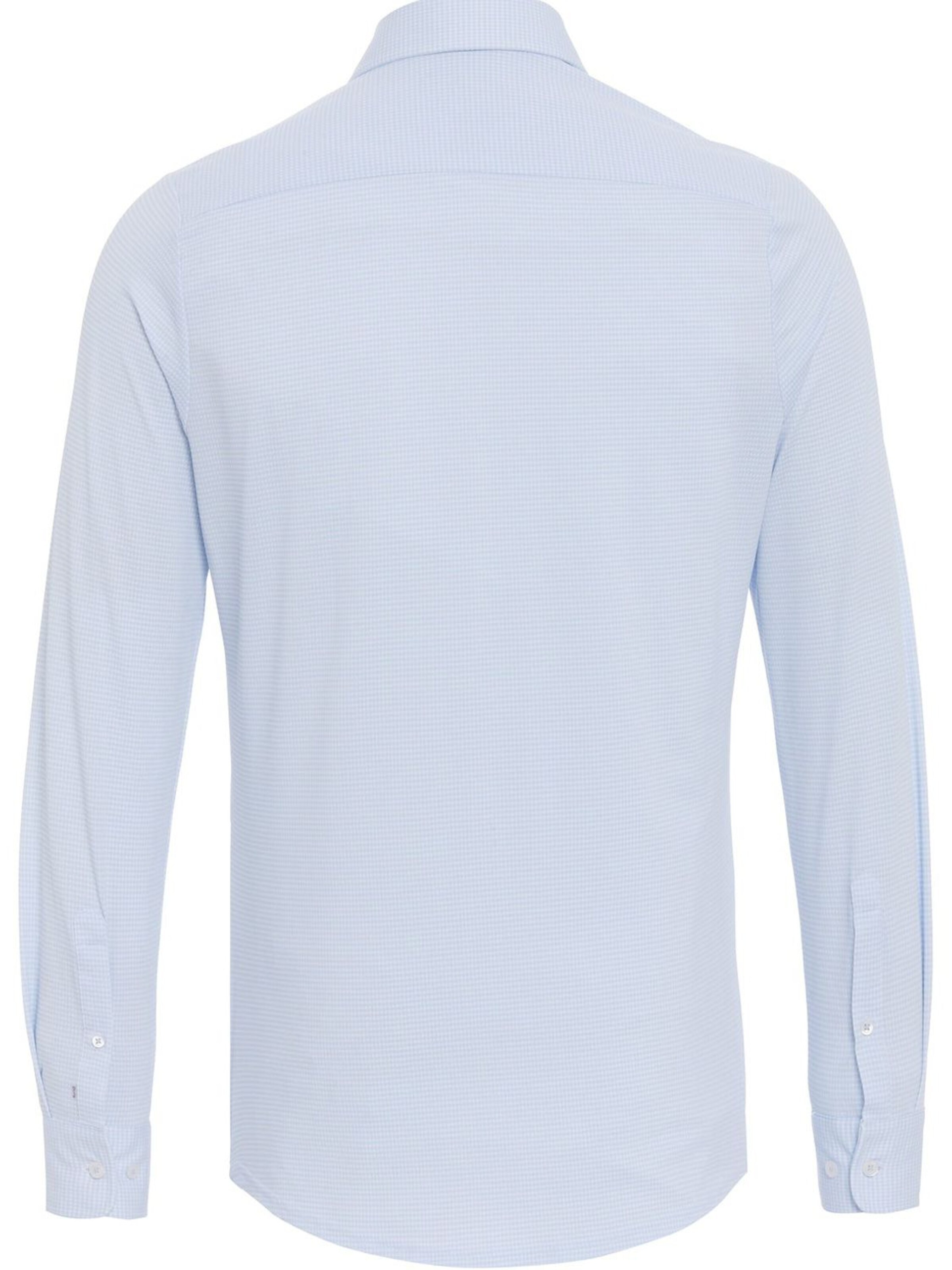 PURE Slim fit Button Up Shirt in Blue