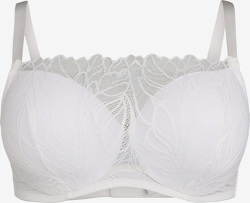 Sutien de tricou Sutien 'Layla' de la Devoted by Zizzi pe alb: față