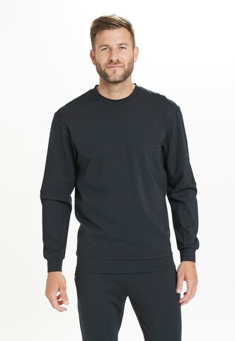 Virtus Sweatshirt 'Leislon' in Zwart: voorkant