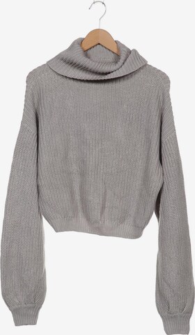 NA-KD Sweater & Cardigan in M in Grey: front
