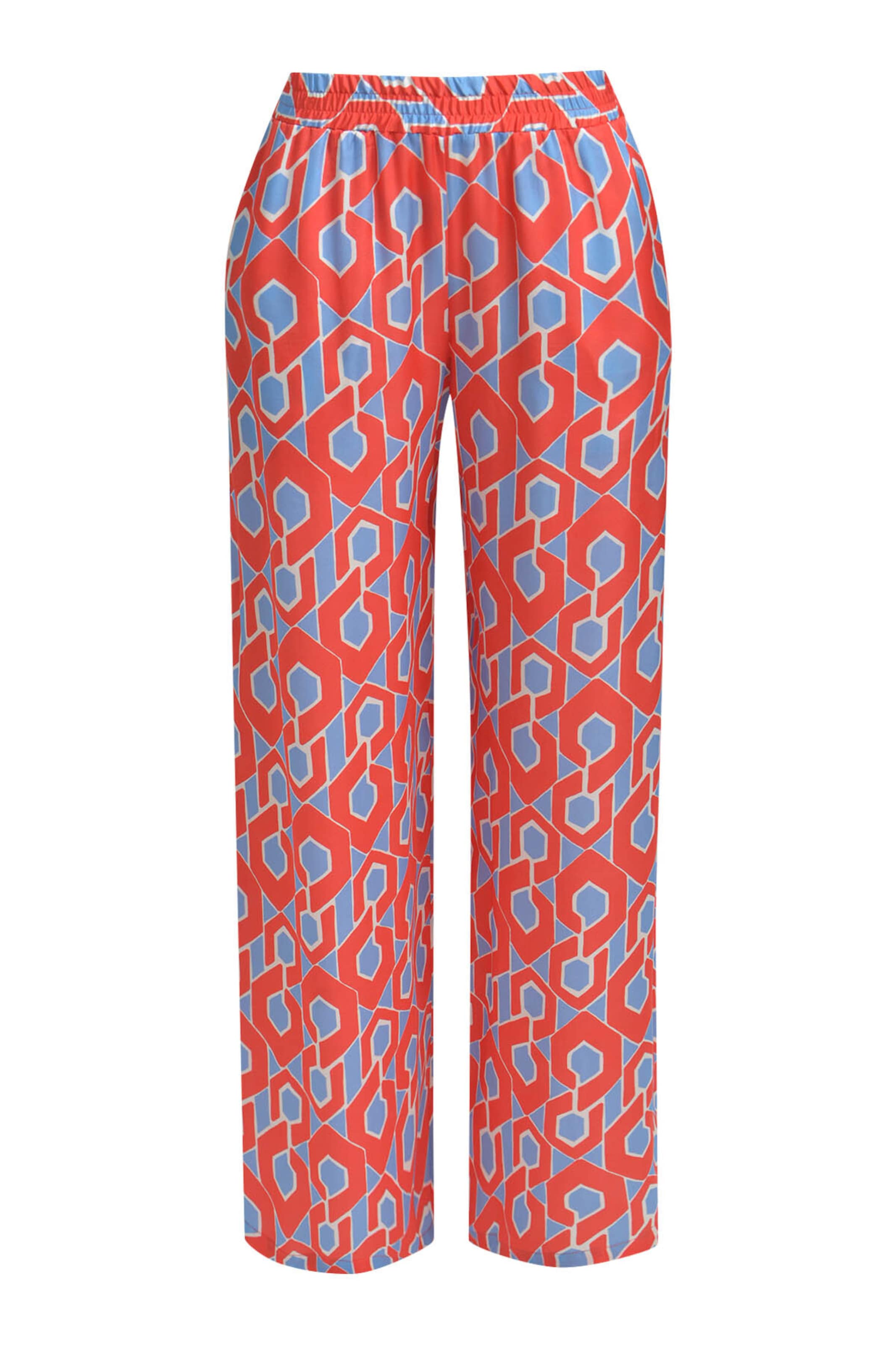 Milano Italy Regular Pants in Red: front