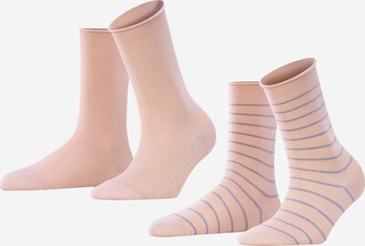 FALKE Chaussettes en bleu / rose pastel, Vue avec produit