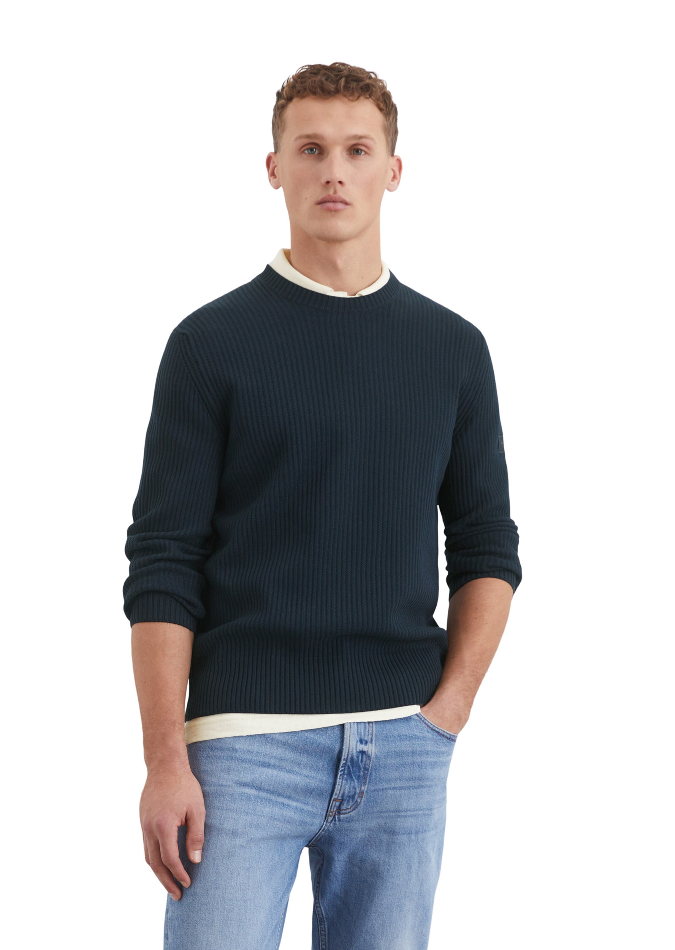 Marc O'Polo Pullover in Blau: Vorderseite