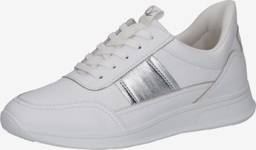 CAPRICE Sneaker 'Ties' in Weiß: Vorderseite