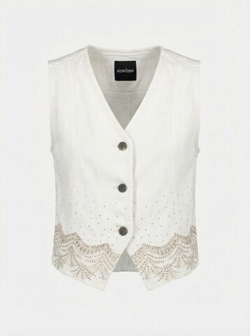 KOROSHI - Chaleco en blanco