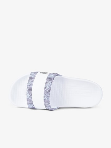 LACOSTE - Pantufa em branco