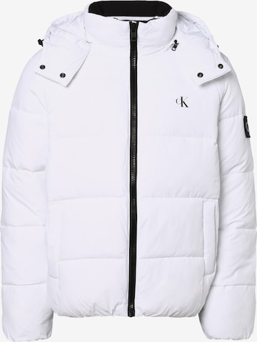 Calvin Klein Jeans Winter Jacket in White: front