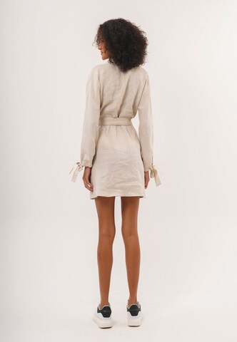 FRESHLIONS Kleid 'Joana' in Beige