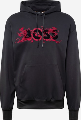 BOSS Black - Sweatshirt 'Sullivan' em preto: frente