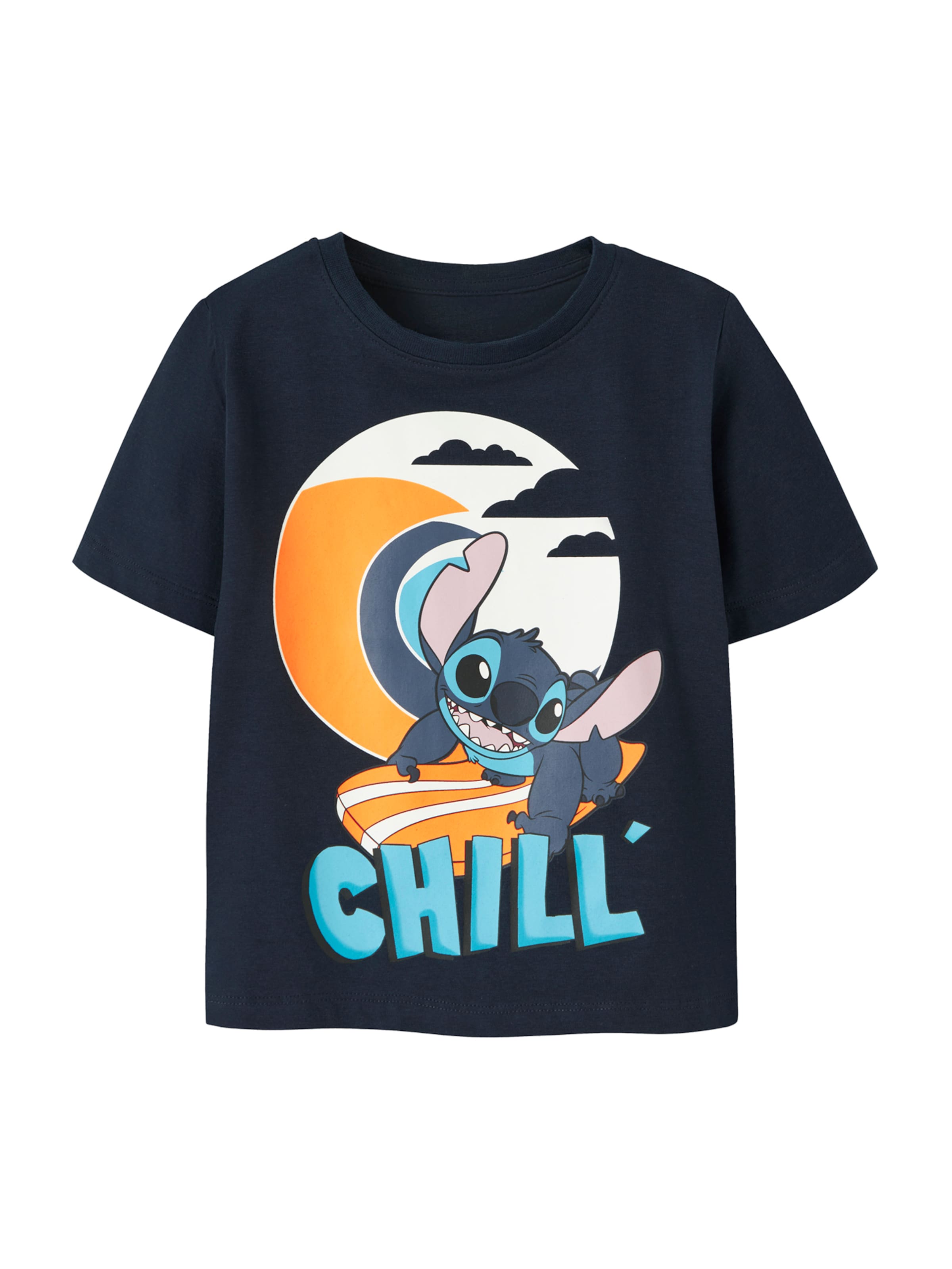 NAME IT Póló 'NMMMAMBA STITCH' - kék: elől