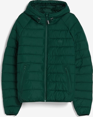 Veste mi-saison Bershka en vert : devant