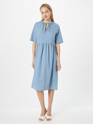 Robe SOAKED IN LUXURY en bleu : devant