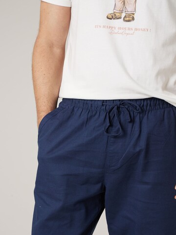 Loosefit Pantalon chino 'GLADES' Deeluxe en bleu