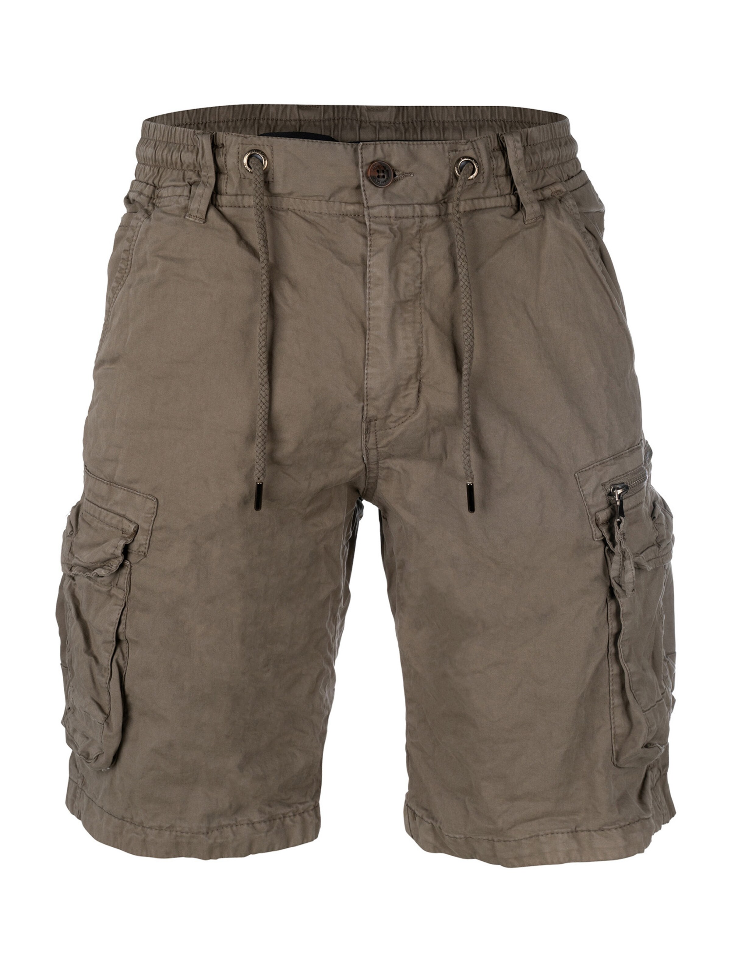poolman Regular Pants ' Cargoshorts Streetgear Cargo ' in Green: front