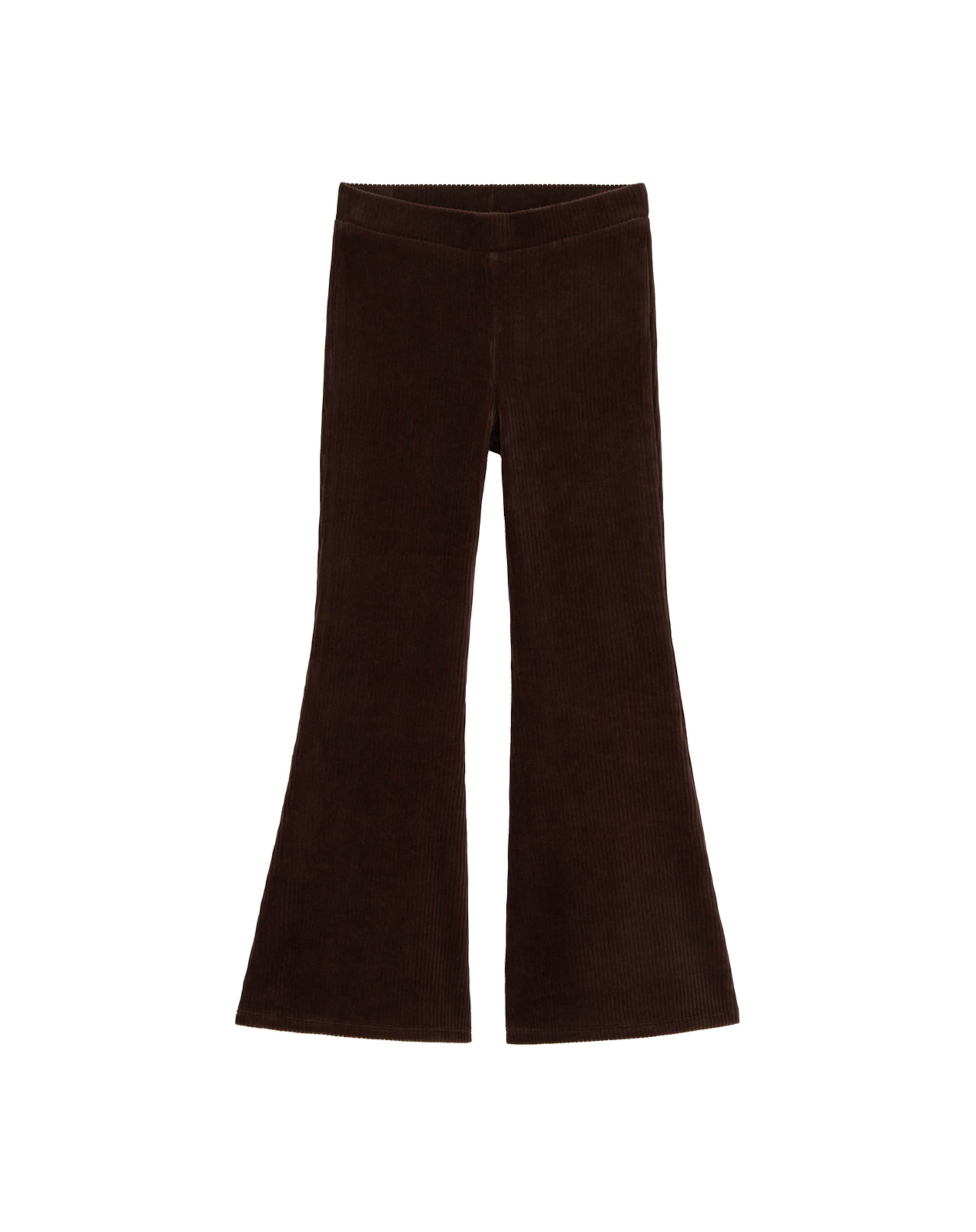 WE Fashion Flared Broek in Bruin