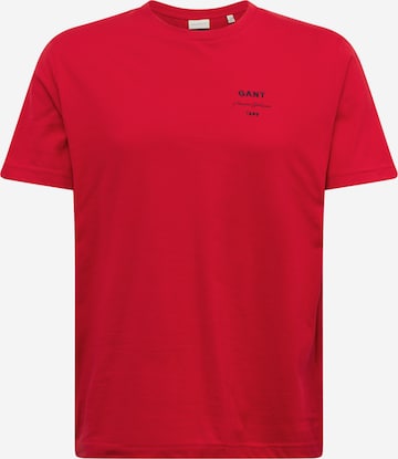 GANT - Camisa em vermelho: frente