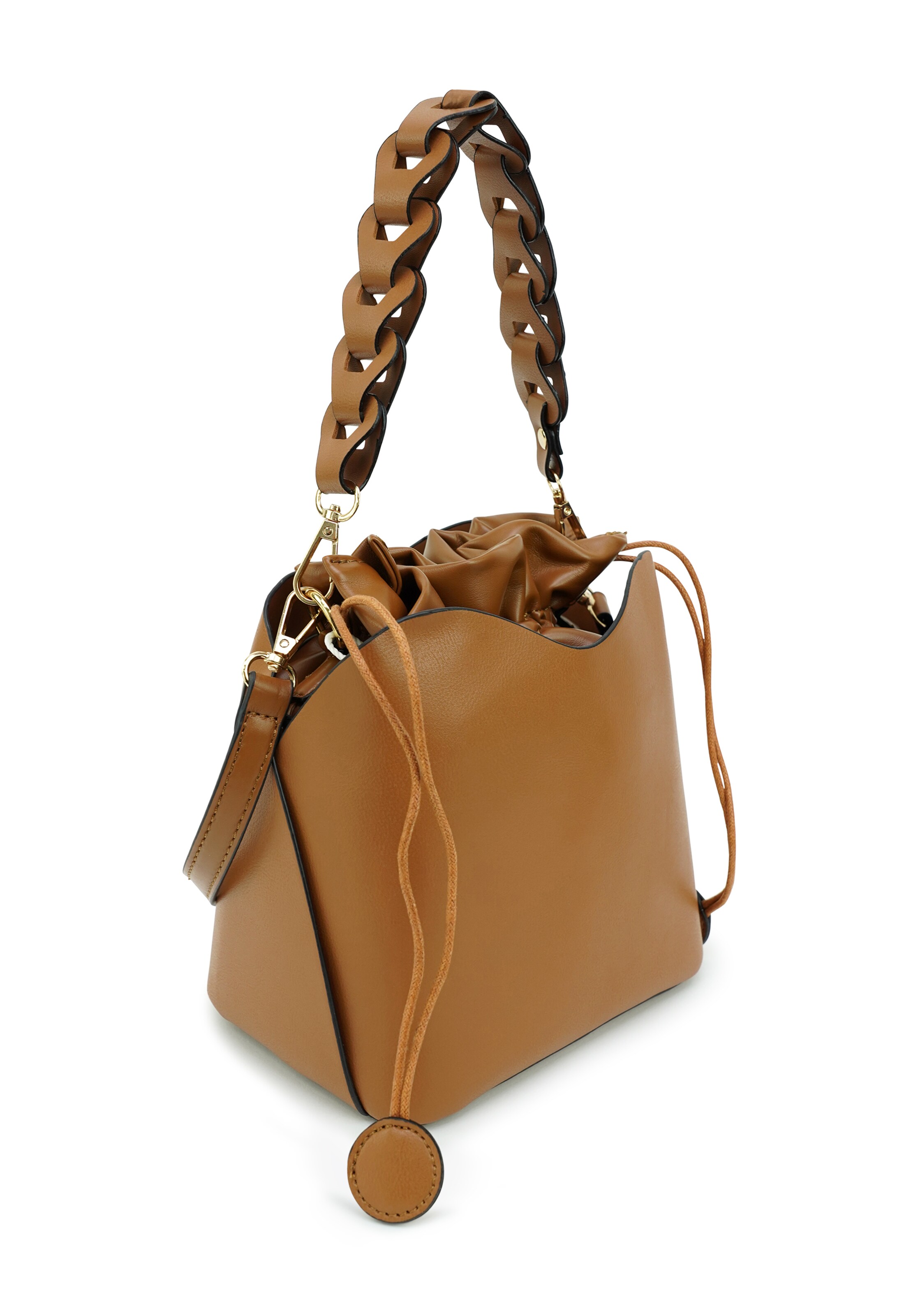 HARPA Handbag 'ALEYA' in Brown