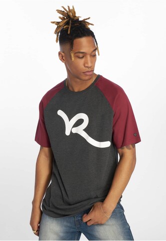 ROCAWEAR Majica 'Bigs' | siva barva: sprednja stran
