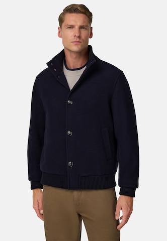 Veste mi-saison Boggi Milano en bleu : devant