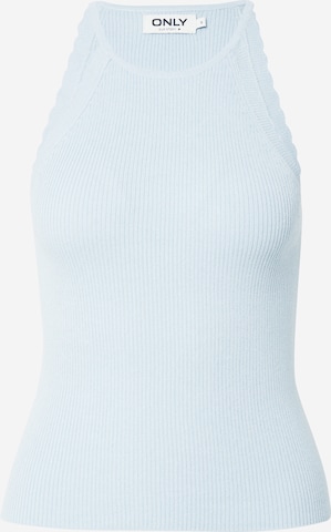 ONLY Knitted Top 'GEMMA' in Blue: front