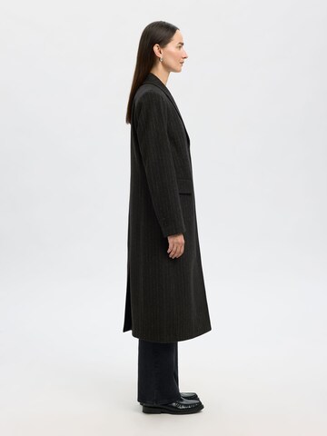 SELECTED Overgangsfrakke i grå