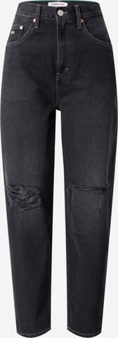 Tommy Jeans Tapered Jeans in Black: front