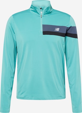 new balance - Camiseta funcional 'Accelerate' en azul: frente