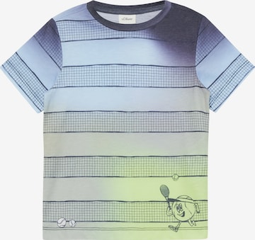 s.Oliver Shirt in Blauw: voorkant
