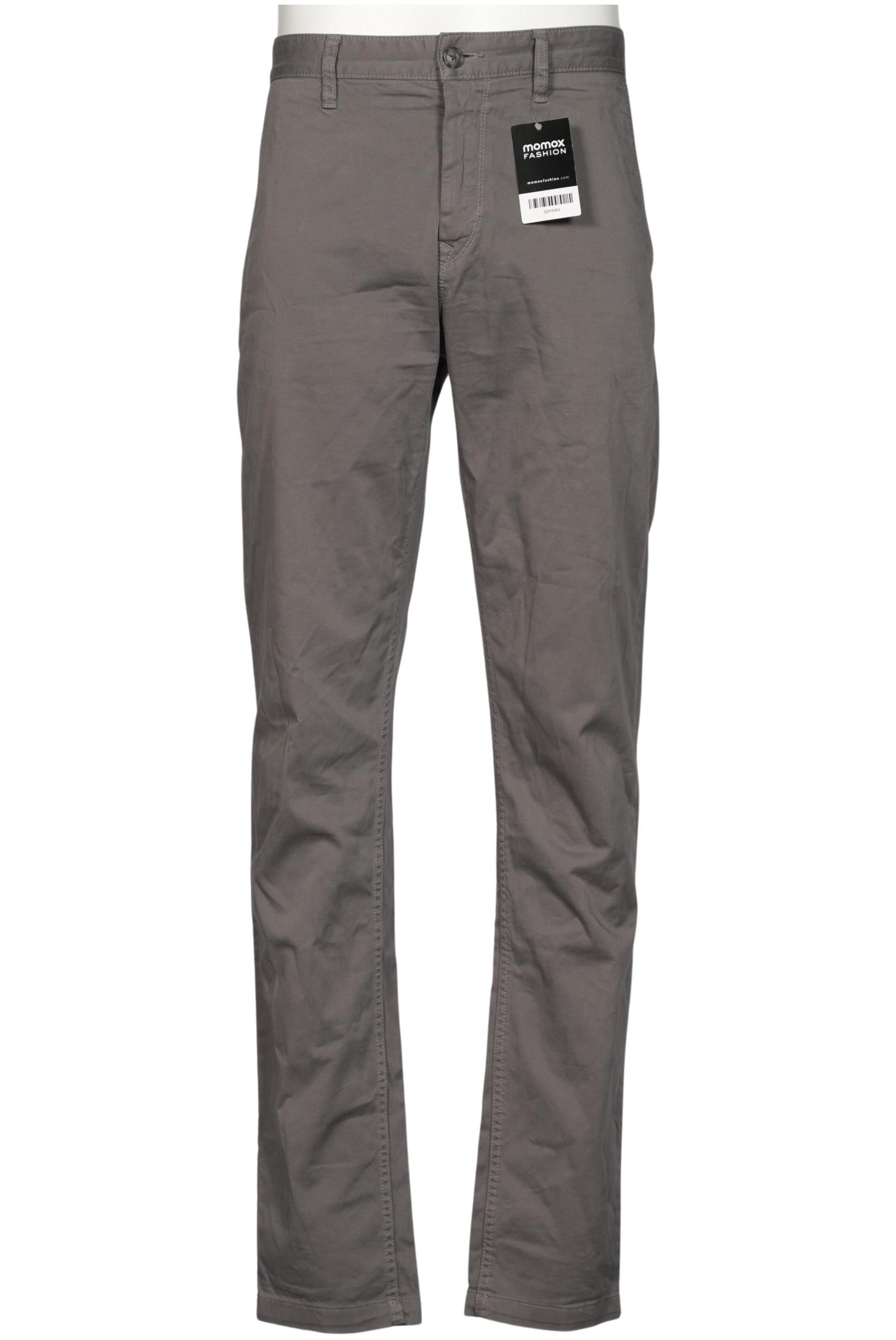 BOSS Black Stoffhose 34 in Grau: Vorderseite