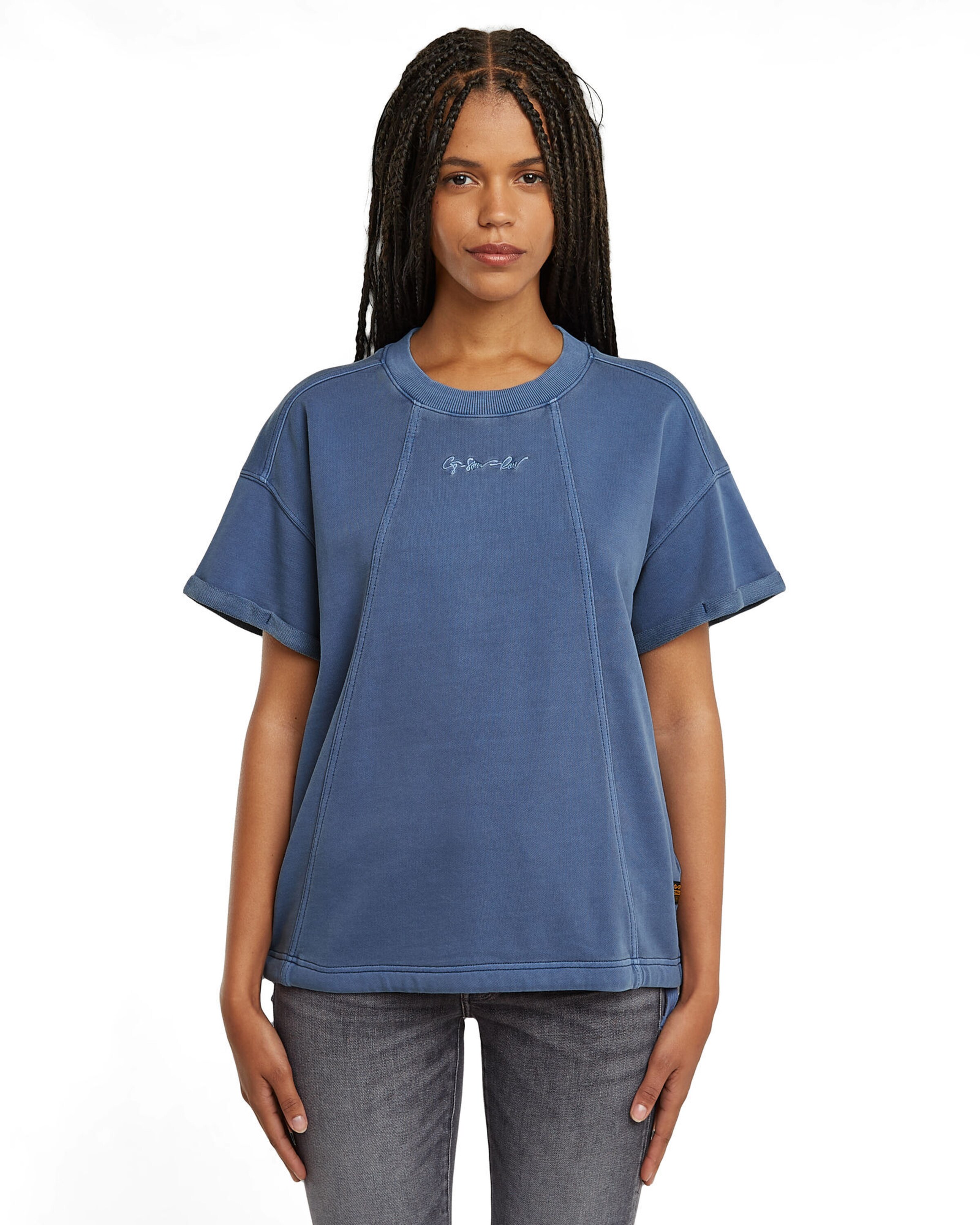 G-STAR Sweatshirt in Blue: front