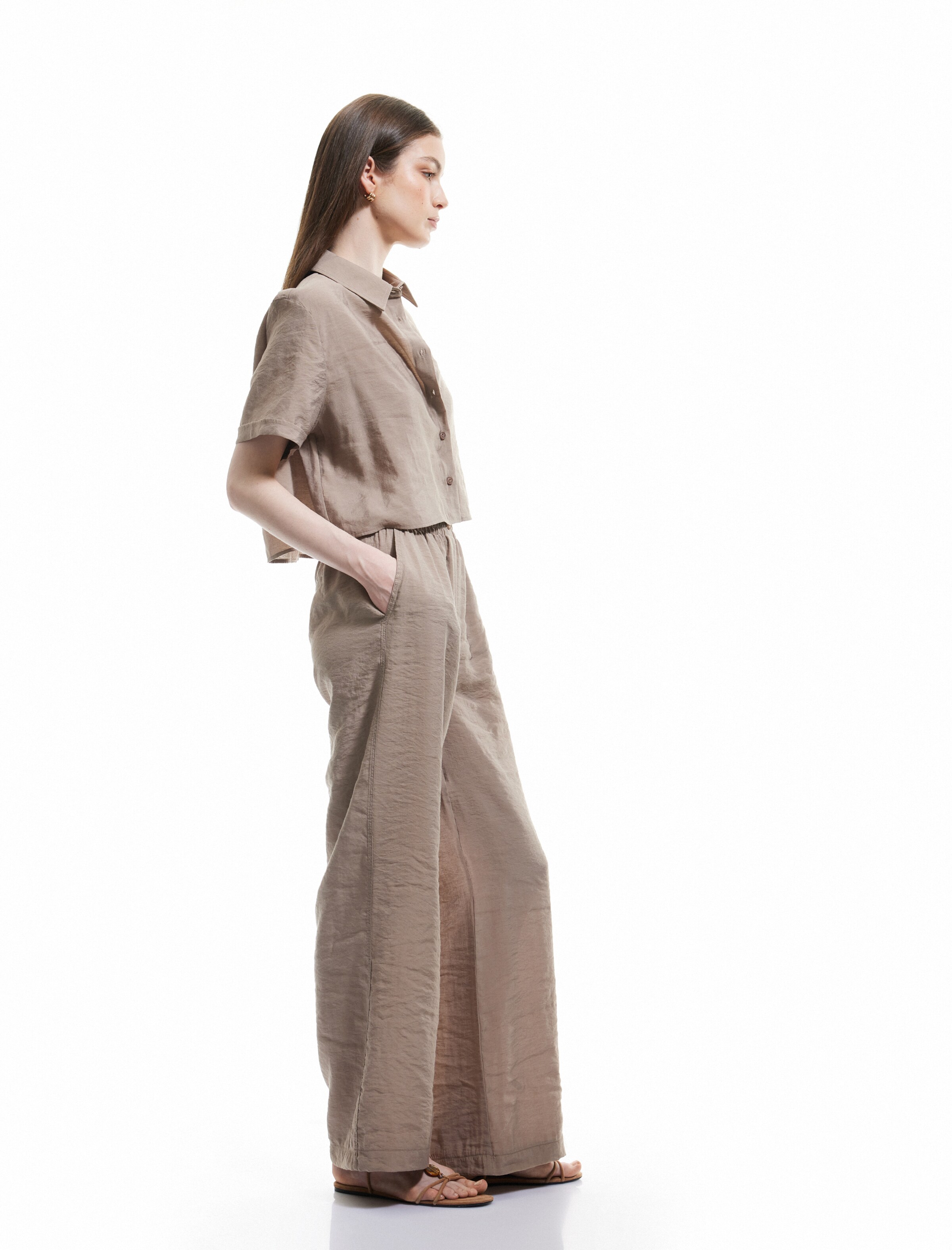 Koton Tapered Hose in Grau