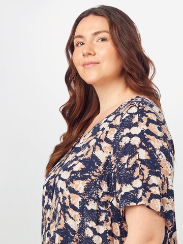 Zizzi Bluse in Blau